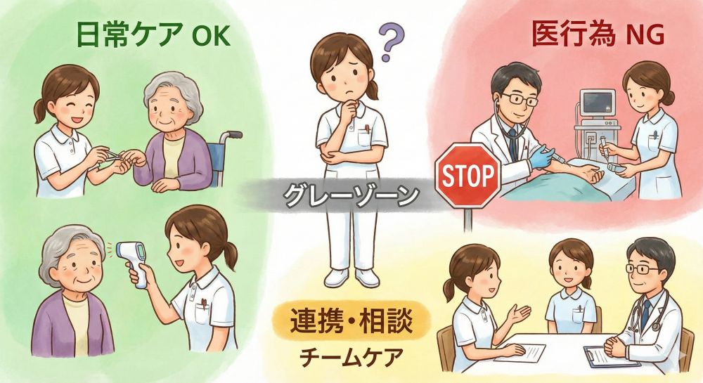 医療と介護のグレーゾーン